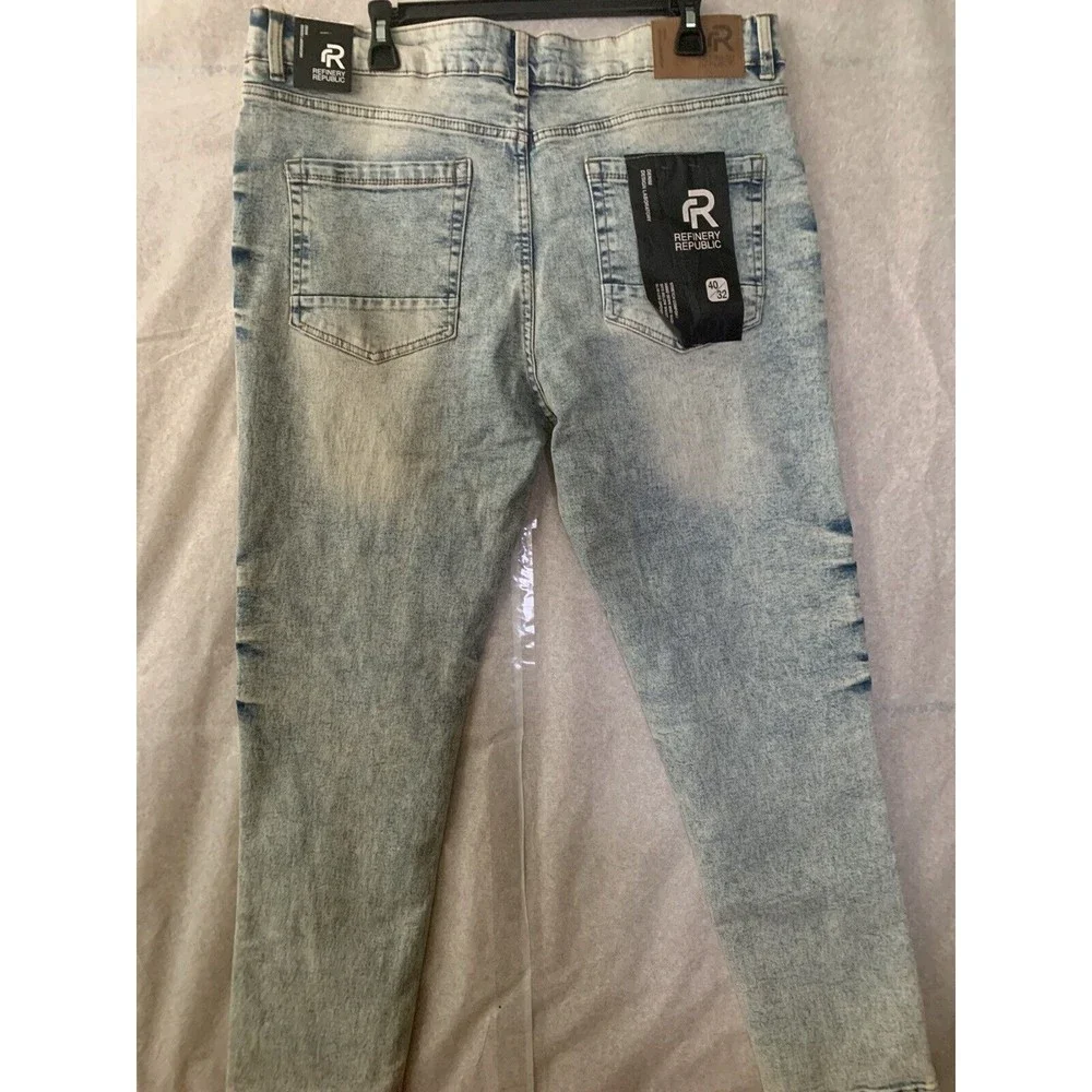 REFINERY REPUBLIC Men's Stretch Comfort Jeans Size 40 X 32 (1261) NEW
